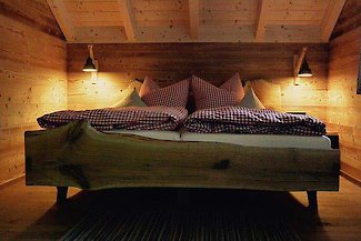 Schlafzimmer im Chalet am Wald